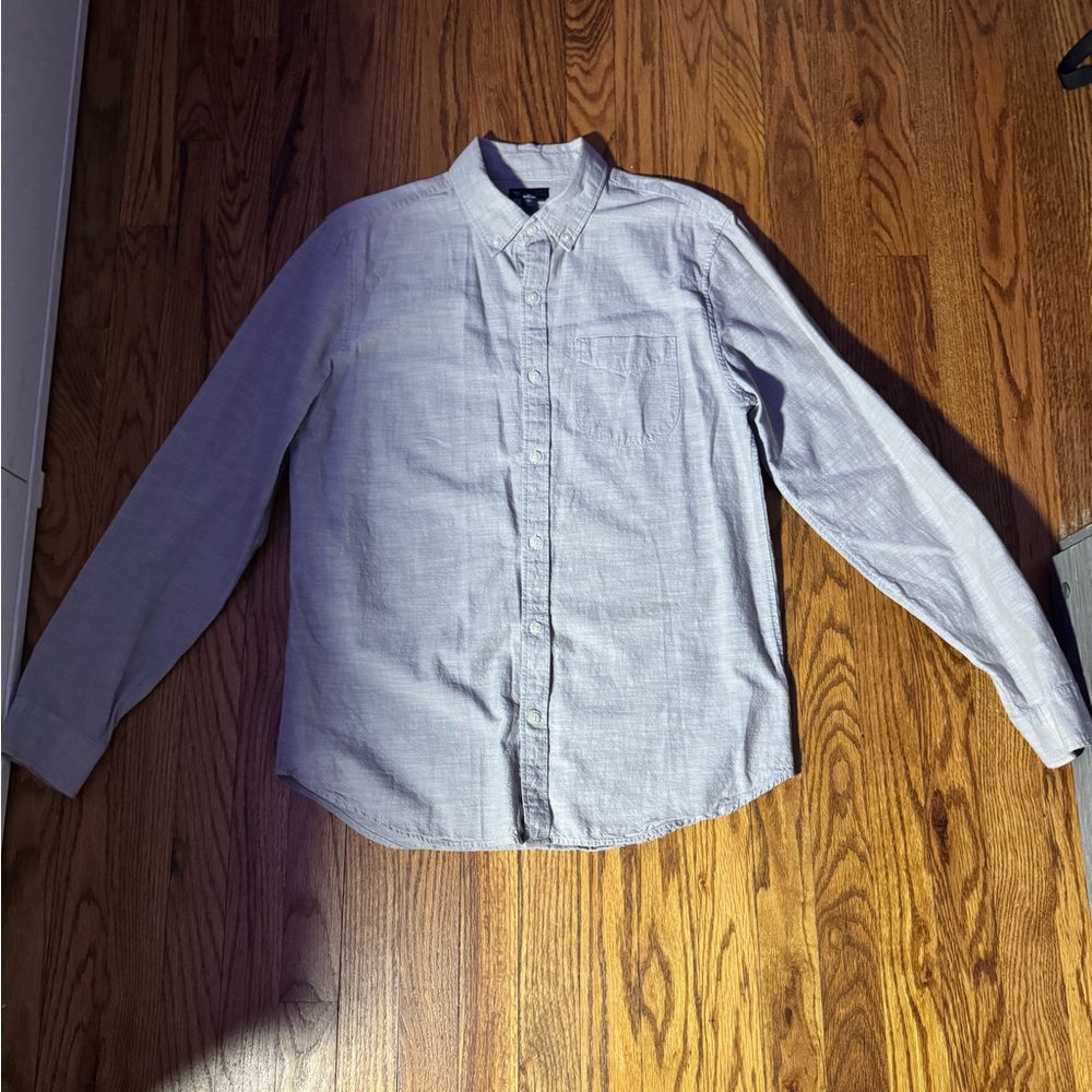 Men's Light Gray Shirt